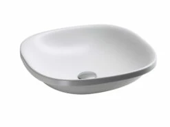 Lavabo Incasso Soprapiano Wild 45 Cm Bianco Opaco