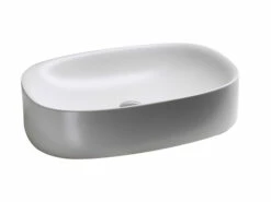 Lavabo Da Appoggio Wild 60 Cm Bianco Opaco