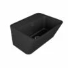 Lavabo Sospeso/Appoggio Wynn 70X40Xh.25 In Ceramica Opaco Nero -arredo bagno negozio lavabo wynn 70x40 nero matt frontale