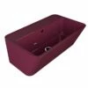 Lavabo Da Appoggio Wynn 70X40Xh.25 In Ceramica Lucido Vinaccia -arredo bagno negozio lavabo wynn 70x40 vinaccia lucido frontale