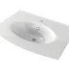 Lavabo Incasso Linda Unitop 75X52 Krist In Ceramica Lucido Bianco -arredo bagno negozio linda lavabo unitop 75
