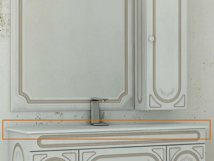 Lavabo Incasso Monet/Matisse Integrato 121X46 In Ceramica Lucido Bianco 3 Lavabo Incasso Monet/Matisse Integrato 121X46 In Ceramica Lucido Bianco