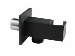 Presa Acqua Mel Duplex Quadra Nero Opaco