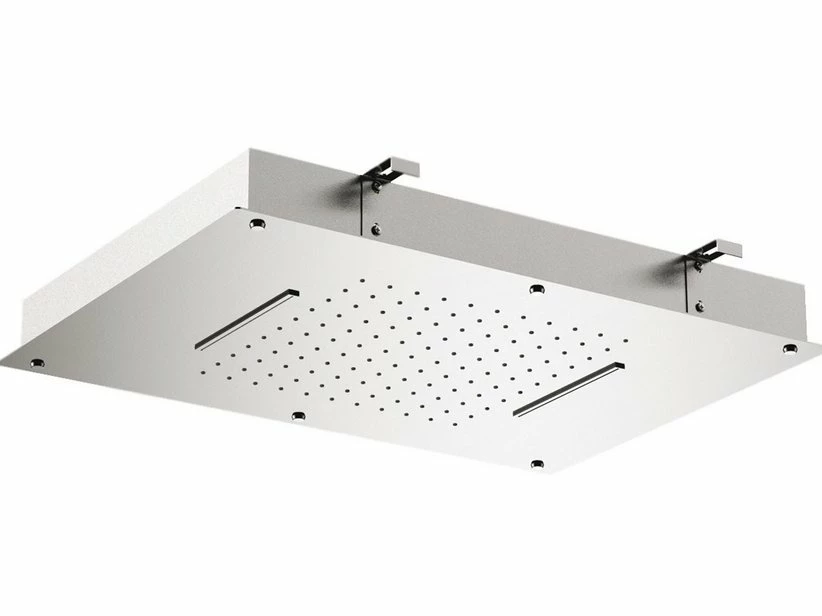 Soffione Doccia Mel A Soffitto 56X40 Acciaio Inox Rettangolare 3 Soffione Doccia Mel A Soffitto 56X40 Acciaio Inox Rettangolare