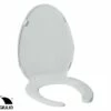 Sedile Wc Casual+ Con Apertura Frontale Bianco -arredo bagno negozio minimale 69105 logo