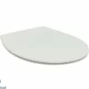 Sedile Wc Ideal Standard® Quarzo-Eurovit Bianco Lucido Con Cerniere In Nylon -arredo bagno negozio minimale 69702