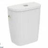 Cassetta Per Wc Monoblocco Ideal Standard® Quarzo-Eurovit Entrata Laterale Ceramica Bianco Lucido -arredo bagno negozio minimale 69707