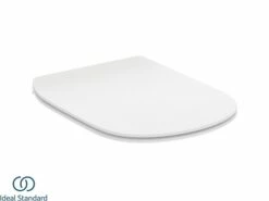 Sedile Wc Slim Ideal Standard® Tesi Soft-Close Bianco Seta Opaco