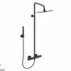 Colonna Doccia Termostatica Ideal Standard® Ceratherm T25 Nero Seta Opaco -arredo bagno negozio minimale 70307