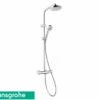 Colonna Doccia MyClub 180 Hansgrohe Con Miscelatore Termostatico E Soffione Tondo Cromo -arredo bagno negozio myclub colonna termostatica