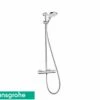 Colonna Doccia My Select S 150 Hansgrohe Con Miscelatore Termostatico E Soffione Tondo Cromo -arredo bagno negozio myselect 150 semicolonna raindance