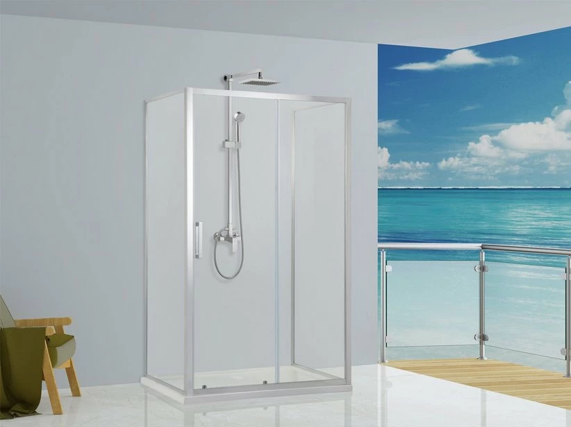 Box Doccia Neptum 120x70x70 H190 Porta Scorrevole E 2 Lati Fissi Cristallo 6 Mm Trasparente Cromato 3 Box Doccia Neptum 120x70x70 H190 Porta Scorrevole E 2 Lati Fissi Cristallo 6 Mm Trasparente Cromato