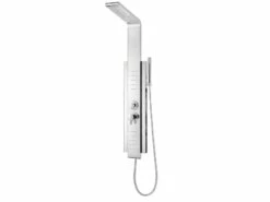 Pannello Doccia Mia 2 Getti Idro Acciaio Inox Lucido A Specchio