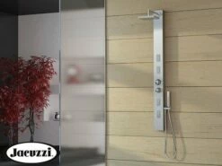 Pannello Doccia Jacuzzi® Skin Miscelatore Termostatico Acciaio Inox Lucido A Specchio