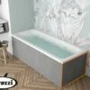 Pannello Laterale Per Vasca Idromassaggio Jacuzzi® Silk 80 Cm Cemento -arredo bagno negozio pannello laterale silk cemento 1