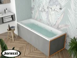 Pannello Laterale Per Vasca Idromassaggio Jacuzzi® Silk 80 Cm Cemento