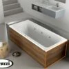 Pannello Laterale Per Vasca Idromassaggio Jacuzzi® Silk 70 Cm Dark Oak -arredo bagno negozio pannello laterale silk dark oak 1
