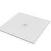 Piatto Doccia Quadrato Crypto 100x100 H2,5 Cm In Resina Bianco -arredo bagno negozio piatto doccia crypto bianco opaco quadrato 100x100 1