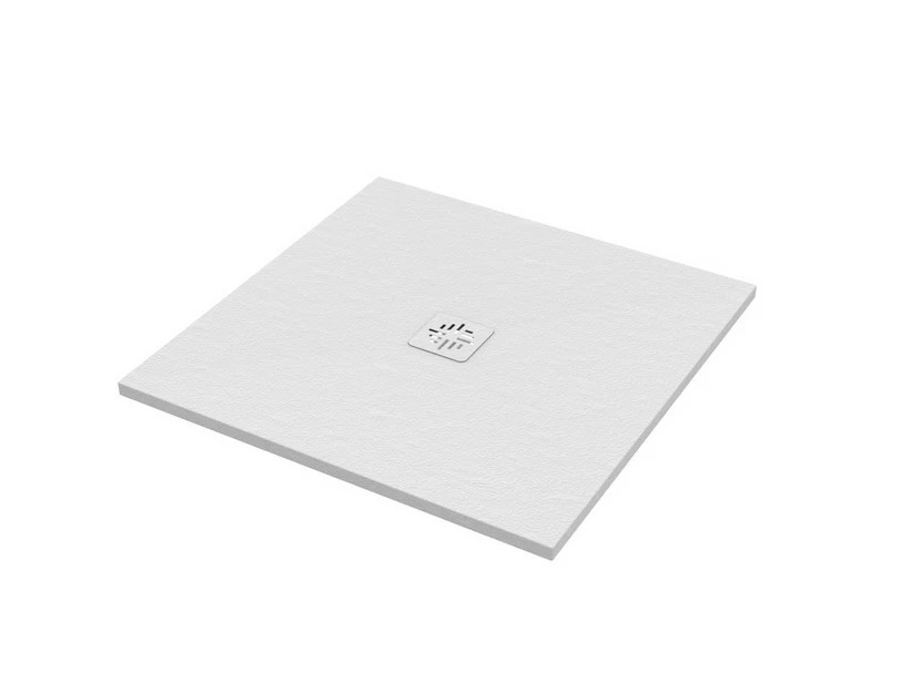 Piatto Doccia Quadrato Crypto 90x90 H2,5 Cm In Resina Bianco 3 Piatto Doccia Quadrato Crypto 90x90 H2,5 Cm In Resina Bianco
