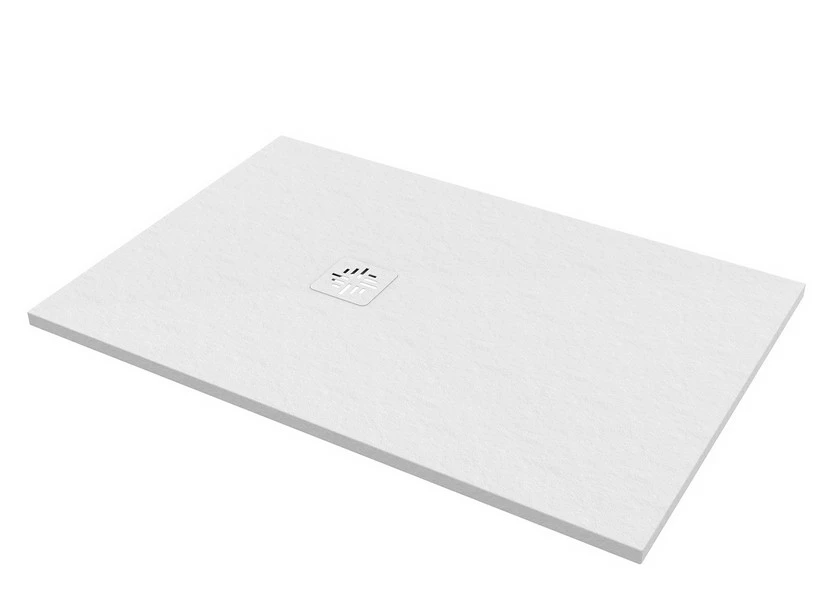 Piatto Doccia Rettangolare Crypto 80x100 H2,5 Cm In Resina Bianco 3 Piatto Doccia Rettangolare Crypto 80x100 H2,5 Cm In Resina Bianco