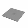 Piatto Doccia Quadrato Crypto 80x80 H2,5 Cm In Resina Grigio -arredo bagno negozio piatto doccia crypto grigio opaco quadrato 80x80 1
