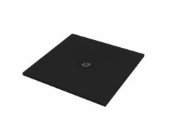 Piatto Doccia Quadrato Crypto 90x90 H2,5 Cm In Resina Nero
