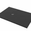 Piatto Doccia Rettangolare Crypto 80x100 H2,5 Cm In Resina Nero -arredo bagno negozio piatto doccia crypto nero opaco rettangolare 1