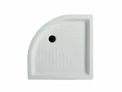 Piatto Doccia Dai 80X80 H10 Semicircolare Ceramica Bianco