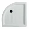 Piatto Doccia Dai 90X90 H10 Semicircolare Ceramica Bianco -arredo bagno negozio piatto doccia dai minimale 70977