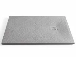 Piatto Doccia Pietra 70x100 H3 In Ceramica Effetto Pietra A Spacco Grigio