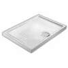 Piatto Doccia Shiba 100x70 H3 Cm Ceramica Bianco -arredo bagno negozio piatto doccia shiba minimale 70612