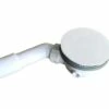 Piletta Doccia Azzurra Ø90 Mm Calotta Abs Bianco Lucido -arredo bagno negozio piletta doccia azzurra 90 mm calotta abs bianco lucido