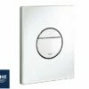 Placca Wc Grohe® Sail 2 Pulsanti Bianca -arredo bagno negozio placca sail 2 pulsanti bianca