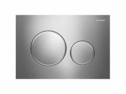 Placca Wc Geberit Sigma20 2 Pulsanti Cromo/Satinato/Cromo