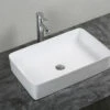 Lavabo Da Appoggio Po' 60x37,5 H12 In Ceramica Bianco Lucido -arredo bagno negozio po lavabo ceramica bianco