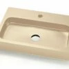 Lavabo Appoggio/Incasso Ponza 60 In Resina Opaco Crema Marfil 1 Lavabo Appoggio/Incasso Ponza 60 In Resina Opaco Crema Marfil -arredo bagno negozio ponza 60 lavabo arredo crema