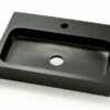 Lavabo Appoggio/Incasso Ponza 60 Nero Africa In Resina Opaco Nero Africa