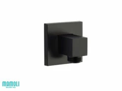 Presa Acqua Feel Quadrata Nero Opaco