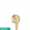 Presa Acqua Hansgrohe® FixFit E Senza Valvola Bronzo Satinato -arredo bagno negozio presa acqua hansgrohe fixfit e senza valvola bronzo satinato