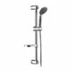 Saliscendi Doccia Marvon Inox Lucido Cromo 3 Getti Con Mensola Portasapone -arredo bagno negozio saliscendi marvon 3 getti portasapone 21738