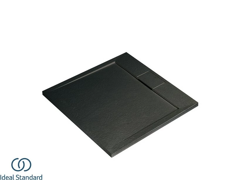 Piatto Doccia Ideal Standard® ULTRAFLAT-S I.LIFE Quadrato 100x100 Cm Resina Nero 3 Piatto Doccia Ideal Standard® ULTRAFLAT-S I.LIFE Quadrato 100x100 Cm Resina Nero