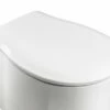 Sedile Wc Slim Fantom Soft-Close Bianco Lucido -arredo bagno negozio sedile wc fantom