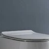 Sedile Wc Flo Slim Termoindurente Soft-Close Bianco Lucido -arredo bagno negozio sedile wc slim flo