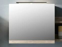 Specchio Bagno Smart Contenitore 59X17 H51 Natural Oak