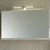 Specchio Bagno Smile Contenitore 90X51 Larice Grigio -arredo bagno negozio smile specchio contenitore larice grigio