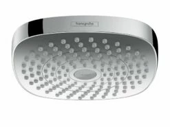 Soffione Doccia Croma Select E 180 Ø 18 Cm Acciaio Inox Cromo 2 Getti