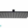 Soffione Doccia Feel 30x30 Ottone Quadrato Nero Opaco -arredo bagno negozio soffione doccia feel 30x30 ottone quadrato nero opaco