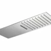 Soffione Doccia Spa 50x22 Cm Acciaio Inox 2 Getti Pioggia + Cascata Cromo 1 Soffione Doccia Spa 50x22 Cm Acciaio Inox 2 Getti Pioggia + Cascata Cromo -arredo bagno negozio soffione doccia spa 50x22 cm acciaio inox 2 getti pioggia cascata cromo