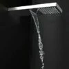 Soffione Doccia 50X22 Acciaio Inox Rettangolare Pioggia + Cascata -arredo bagno negozio soffione inox square cascata