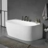 Vasca Freestanding Taurus 158x86 Cm Bianco Lucido -arredo bagno negozio taurus 70313